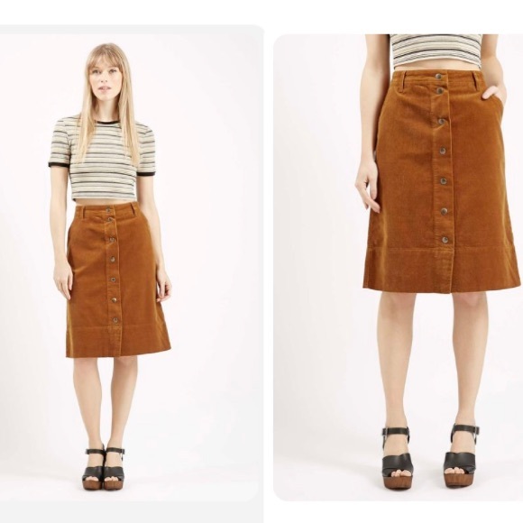 zippered cargo skirt